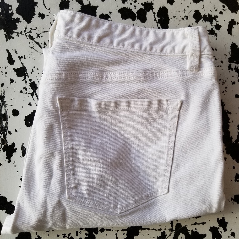 Loft white jeans